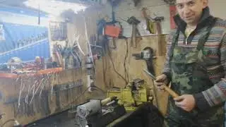 как сделать простейший токарный станок