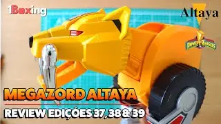 Megazord Power Rangers Altaya - Unboxing das edições 37 à 39