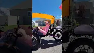Here Comes The Sun-Seeker #recumbenttrike #trikesunshade #fattad