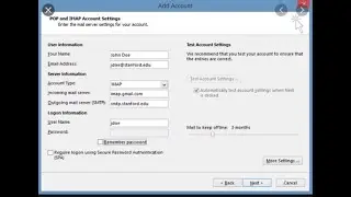 How To Configure Microsoft Outlook Configure Email Manually | IBN UL ARBI |