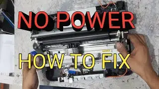 EPSON LQ 350 PRINTER NOT POWERING ON