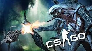 ТУРЕЛЬ ПРОТИВ ГИГАНТСКОГО ДИНОЗАВРА в CS:GO