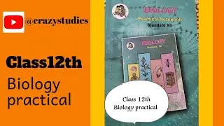 Class 12th Biology practical book Experiment|#new#viral#video#shorts#2023#trending#biology#practice
