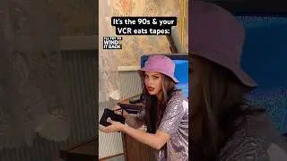 #90skids remember that feeling when broken VCRs ruined our tapes. #nostalgia #90s
