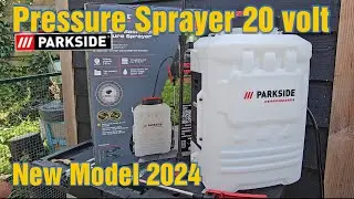 New Parkside Performance Backpack Sprayer  20v Bluetooth PRDSP 20-LI C2