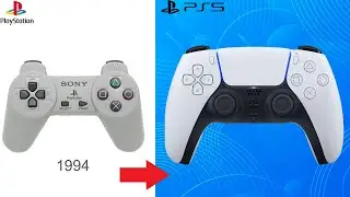 PlayStation Controller Evolution PS1-PS5