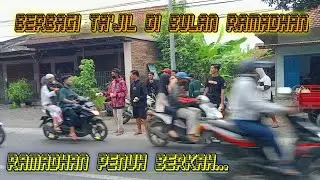 Keseruan Anak STM DU, Berbagi ta'jil di bulan suci ramadhan.