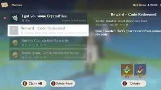 Free redeem code 100 Primogems | genshin impact