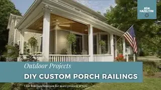How to Make a Porch Rail - DIY Home Improvement Video