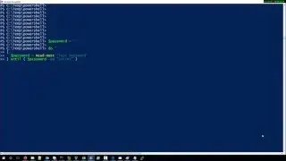 How to read user input in Powershell