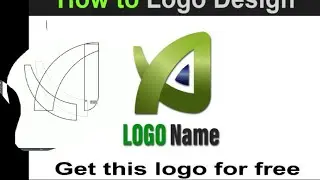 letter 'A' alphabet logo making