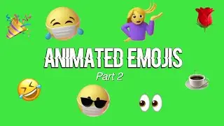 Animated Emojis Green Screen |Part 2|
