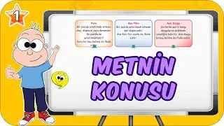 Metnin Konusu / Güncel Anlatım 📙 1.Sınıf Türkçe