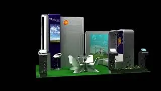 3D Exhibition Stall I Arena Animation