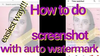How to do screenshot with auto watermark for FREE!