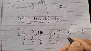 6316. Rearrange Array to Maximize Prefix Score - LEETCODE WEEKLY CCONTEST 336 (Logic explained)