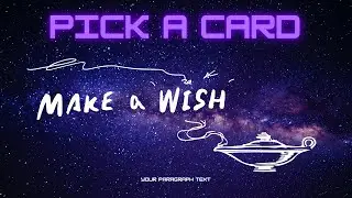 PICK A CARD 🧞 WHAT WISH WILL BE GRANTED 💫