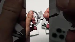 Молчаливая распаковка iPhone 15 Pro Max white titanium часть 2