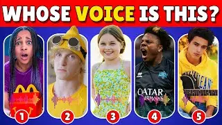 Ultimate Youtuber Voice Challenge 🎤 | Salish, Royalty Family, Rebecca, Brent Rivera, IShowSpeed