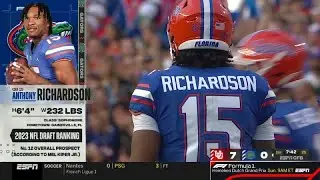 Anthony Richardson (Florida QB) vs Utah 2022