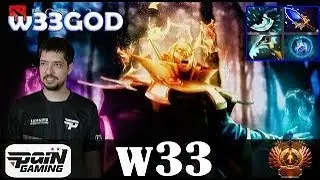 w33 - Invoker MID | w33GOD | dota 2 mmr Pro Gameplay 10