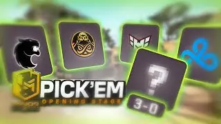 PICK'EM Challenge! Opening stage!