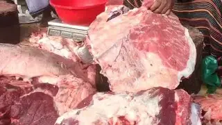 Amazing Eid Meat Beef Cutting Skills In cow Meat beef cutting Bangladesh Market