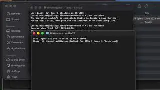 Running Java Code in Terminal