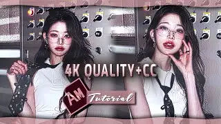 After Effects Like 4K Quality+CC Tutorial On Alight Motion