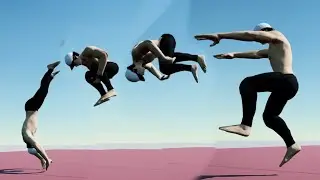 How to Front Flip 1.5 in The Tricking Video Game (Updated)