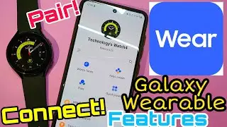 How To Connect Galaxy Watch To Galaxy Wearable App | Connect With Galaxy Wearable App | How To Setup