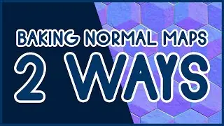 Baking Normal Maps 2 Methods | Blender OR Substance Painter