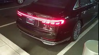 2019 Audi A8L OLED Taillight Animation