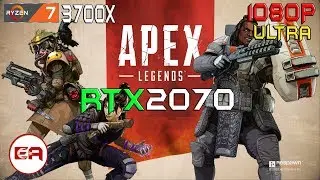 RTX 2070 - RYZEN 3700X - APEX LEGENDS - ULTRA - 1080P