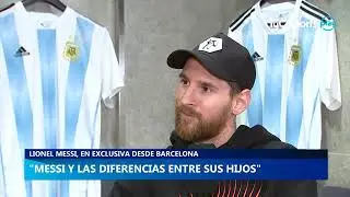 Messi habla como son sus hijos