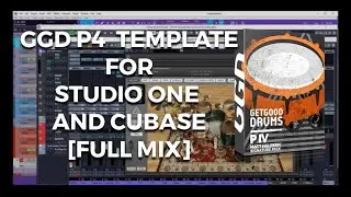 GGD P4 Drum Template for Studio One and Cubase | FULL MIX