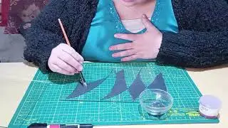 Bandeja bombonera con diseño de micas iridiscentes