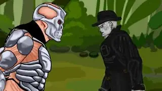 Tyrant MR X VS Uber Jason Jason X 2D ANIMATION BY THE COOL GAMER PH DRAWING EPIC BATTLE