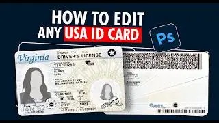 HOW TO EDIT ANY ID CARD (Adobe Photoshop Tutorial)