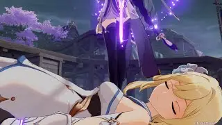 Raiden Shogun almost killed Lumine Cutscene - Genshin Impact