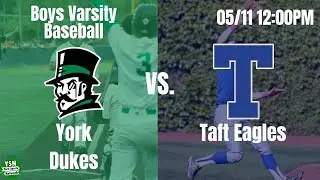 York Dukes vs. Taft Eagles | Senior Day 2024 |