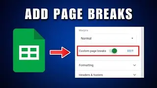 How To Add Page Break In Google Sheets 2026
