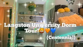 *DETAILED* HBCU ROOM TOUR//Langston University💙🧡//TheManiShow💓