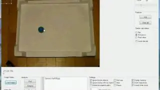Able Particle Tracker: Example 1 - track a rolling ball