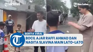 Viral Bocil di Pingir Jalan Ajar Raffi Ahmad Dan Nagita Slavina Main Lato-Lato