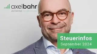 Steuerinfos September 2024 ‣ u.a. E-Rechnung (kurz und knapp) ‣ Minijobs ‣ elektronische Kassen uvm.