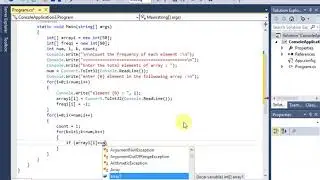 C# frequency of each element of an array