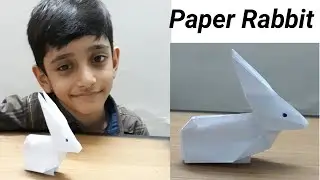 How to make a paper rabbit/Muhammad Ashal channel/kagaj ka khargosh