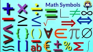 Mathematical Symbols In English | Basic Math Symbols | Math Symbols | Easy English Learning Process