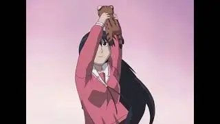 sakaki plays with maya but she has to stop when chiyo enters the room because she is embarrassed